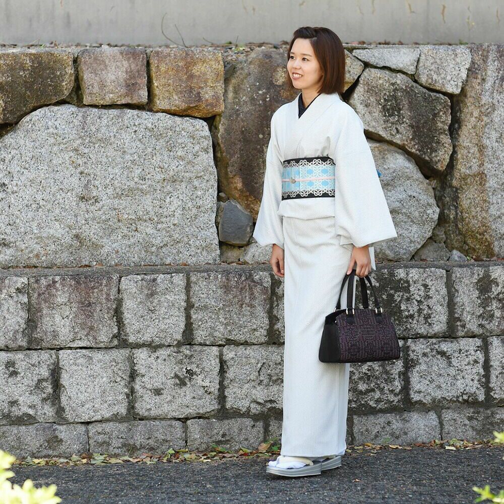 半衿 縫わない かんたん半衿 ピンで留めるだけ レース 通年活躍：つゆ