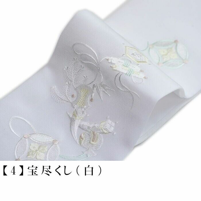 半衿 縫わない かんたん半衿 ピンで留めるだけ 礼装用 桐 七宝