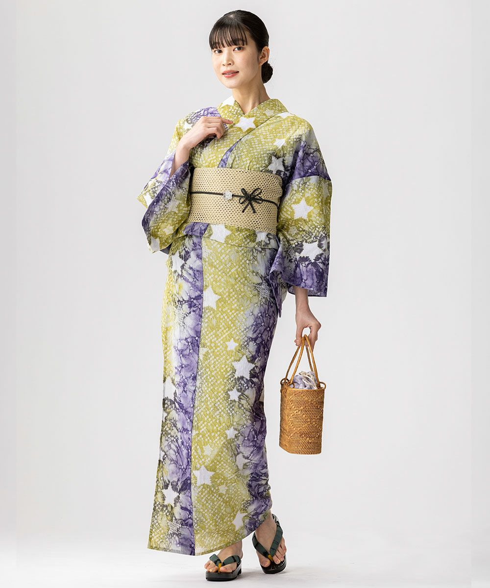 【訳アリ】2644半幅帯＆フラワーストーン帯留・帯締め 化繊半幅帯 000000030318-03.jpg?size=l&w=