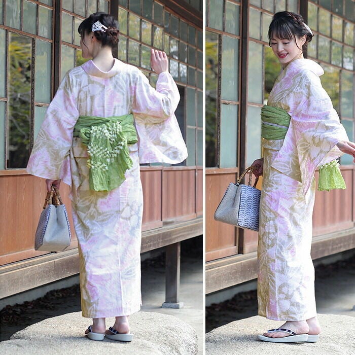夏着物 浴衣 有松鳴海本絞り 桔梗の花模様 藍色 K-3657 夏着物 浴衣 有松鳴海本絞り 桔梗の花模様 藍色 K-3657 【公式通販】