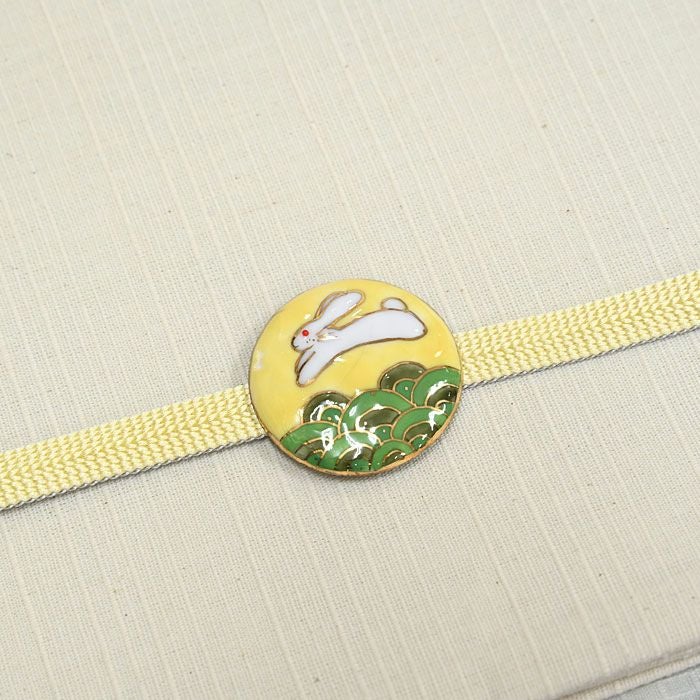 ＊おつき＊うさぎ帯 楽天市場】【MAX15%OFFクーポン】半幅帯 WAKKA 大兎祭 うさぎ 縁起物