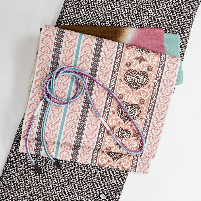 京袋帯 バレンタイン ハートモチーフ 洗える 名古屋 ：つゆくさ公式