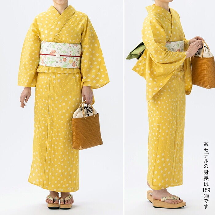 50000円均一セール】浴衣 有松絞り つゆくさの有松鳴海絞り浴衣：つゆ