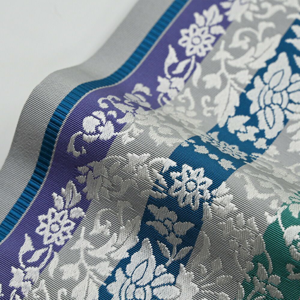 博多織 博多帯 半幅帯 博多小袋帯 長尺 森博多織 謹製 正絹