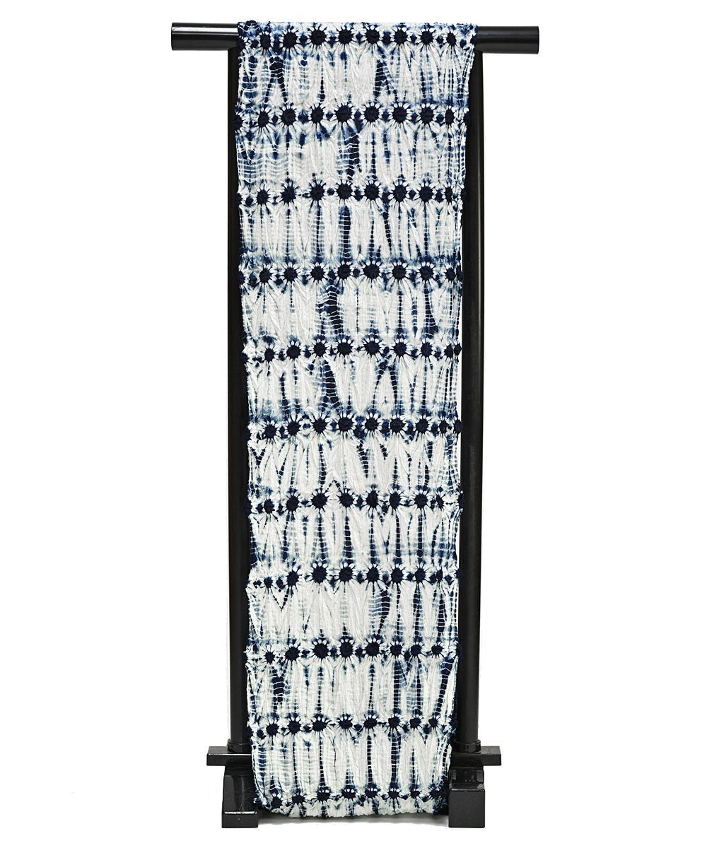 本藍染め 藍染め 浴衣 有松絞り つゆくさの有松鳴海絞り浴衣：つゆくさ