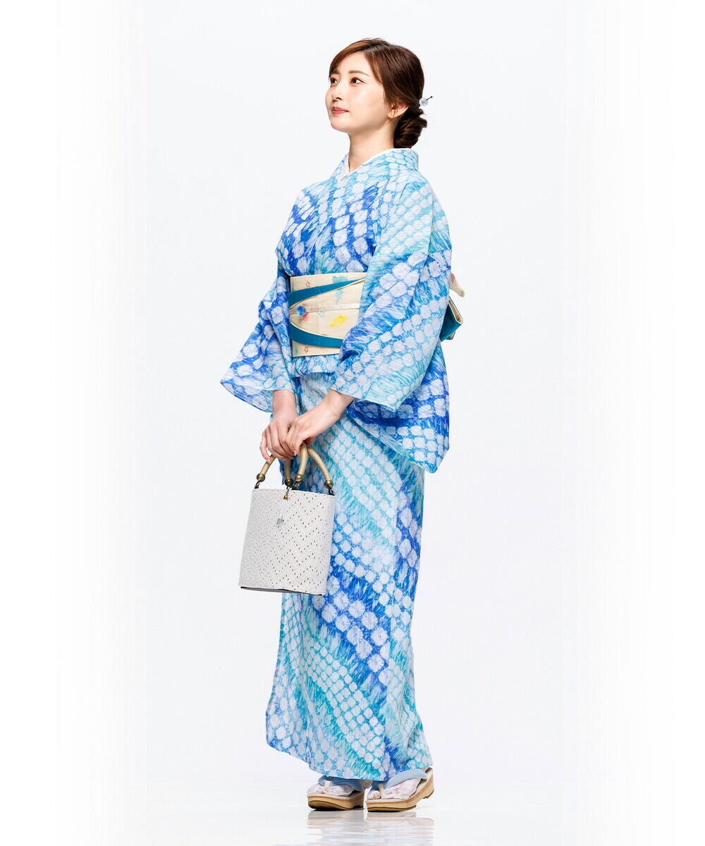 フルオーダー】〔伝統的工芸品 有松・鳴海絞〕 浴衣 有松絞り 全行程