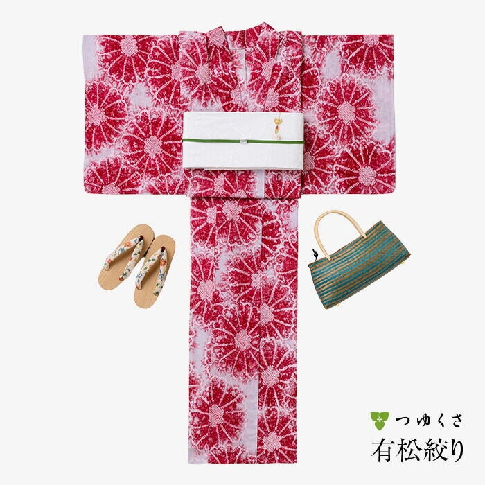 フルオーダー】浴衣 有松絞り 花風景 | 有松絞り浴衣 ゆかた屋つゆくさ