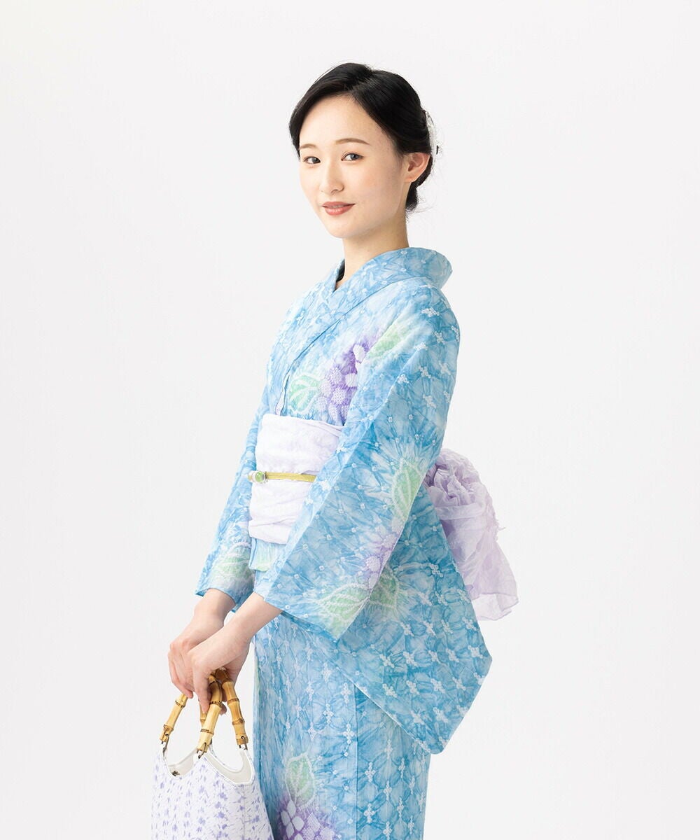 5/18まで5000円OFF＞【フルオーダー】浴衣 有松絞り 雨にあじさい