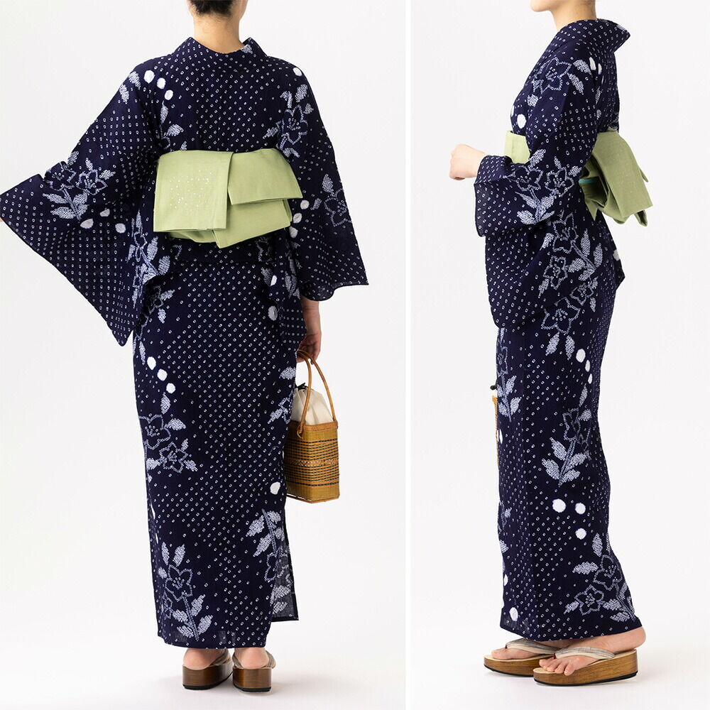 フルオーダー】浴衣 有松絞り ききょう | 有松絞り浴衣 ゆかた屋つゆくさ