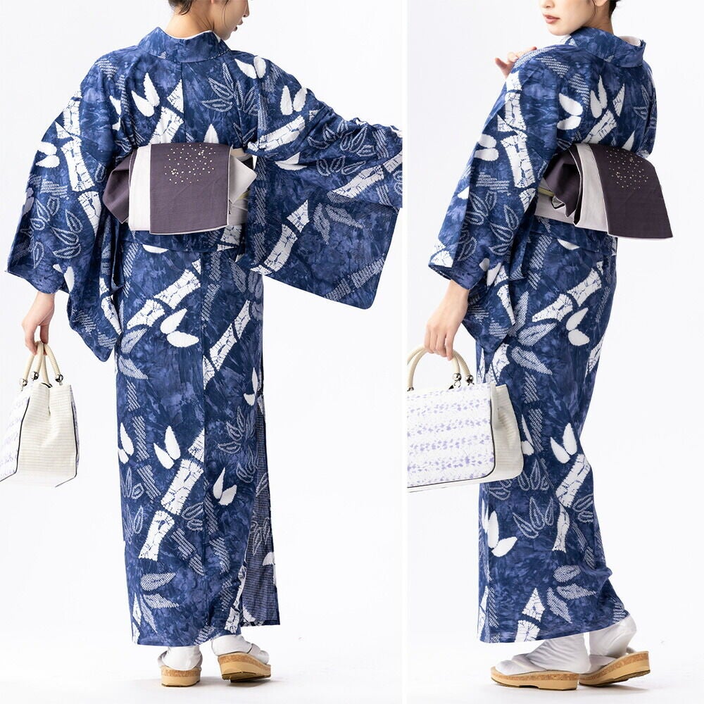 フルオーダー】浴衣 有松絞り 竹 | 有松絞り浴衣 ゆかた屋つゆくさ