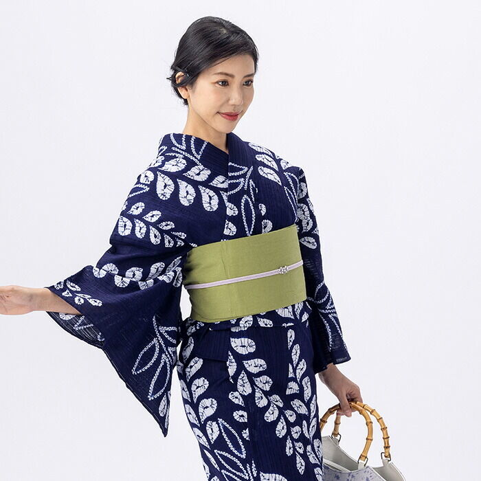 フルオーダー】〔伝統的工芸品 有松・鳴海絞〕 浴衣 有松絞り 全行程