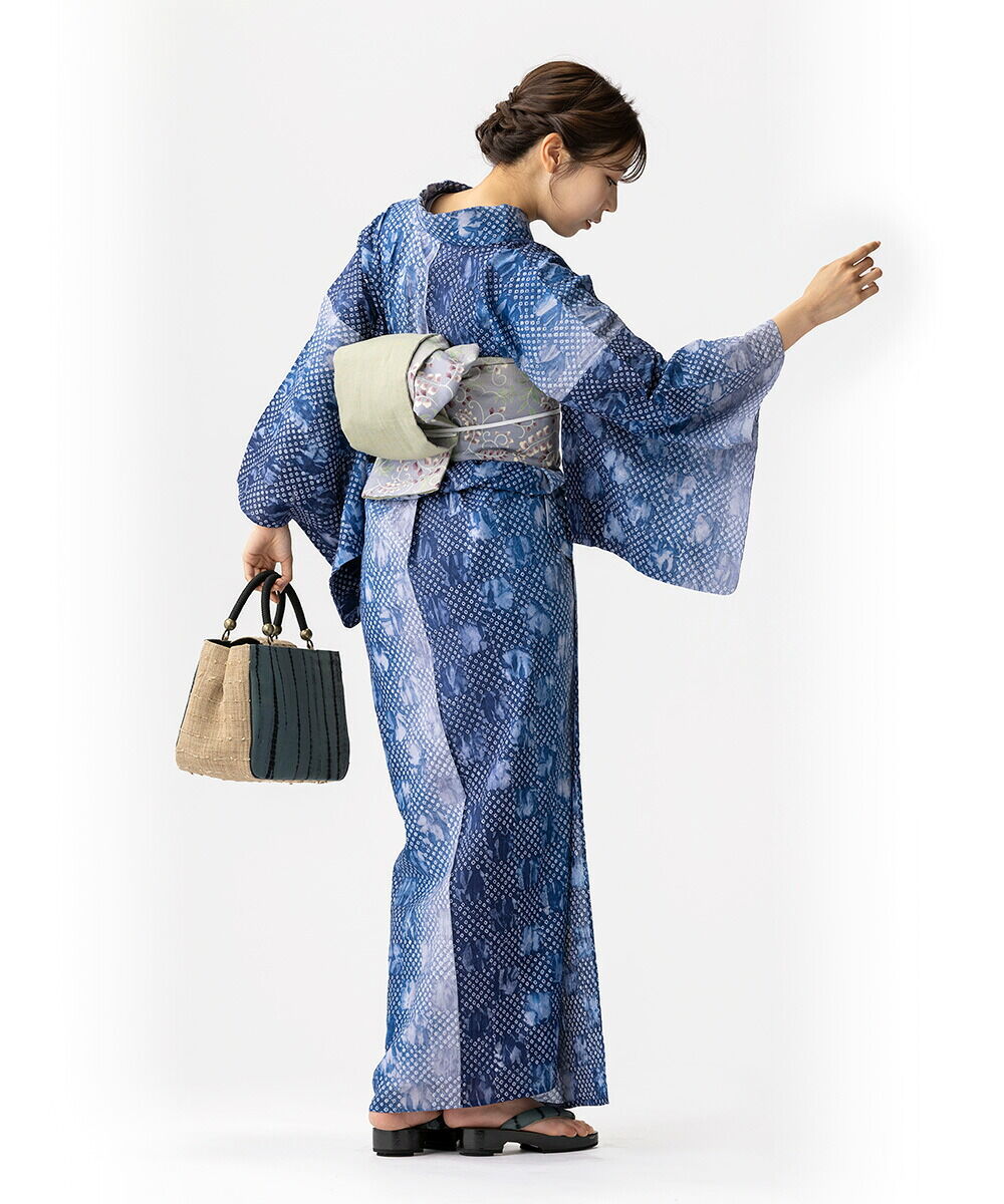 税込77000円均一セール】 SALE 浴衣 有松絞り 市松 ｜送料無料〔単品