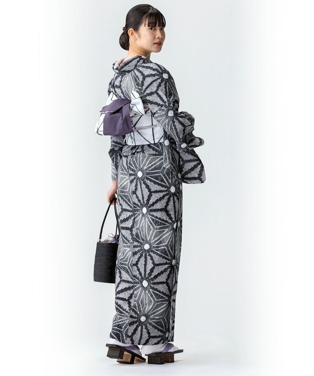 フルオーダー】浴衣 有松絞り 変わり麻の葉 | 有松絞り浴衣 ゆかた屋