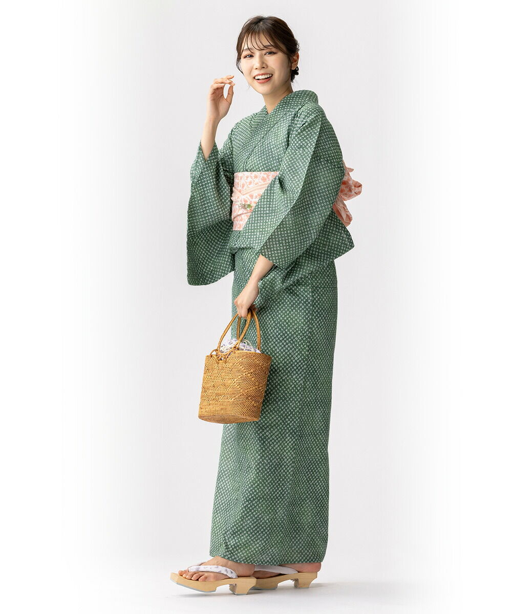 フリーサイズ】浴衣 有松絞り 総鹿の子 | 有松絞り浴衣 ゆかた屋つゆくさ