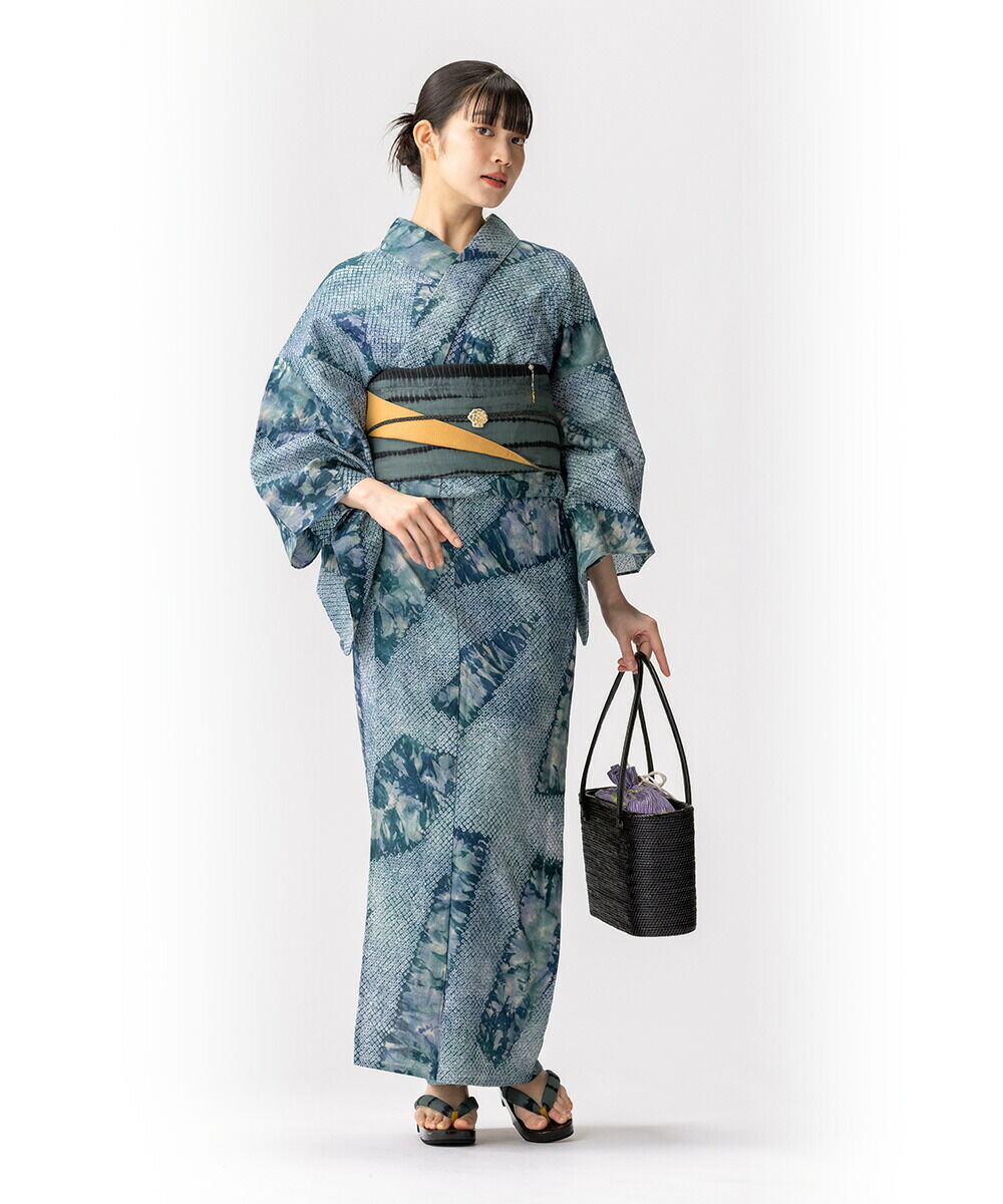 フリーサイズ】浴衣 有松絞り 光線 | 有松絞り浴衣 ゆかた屋つゆくさ