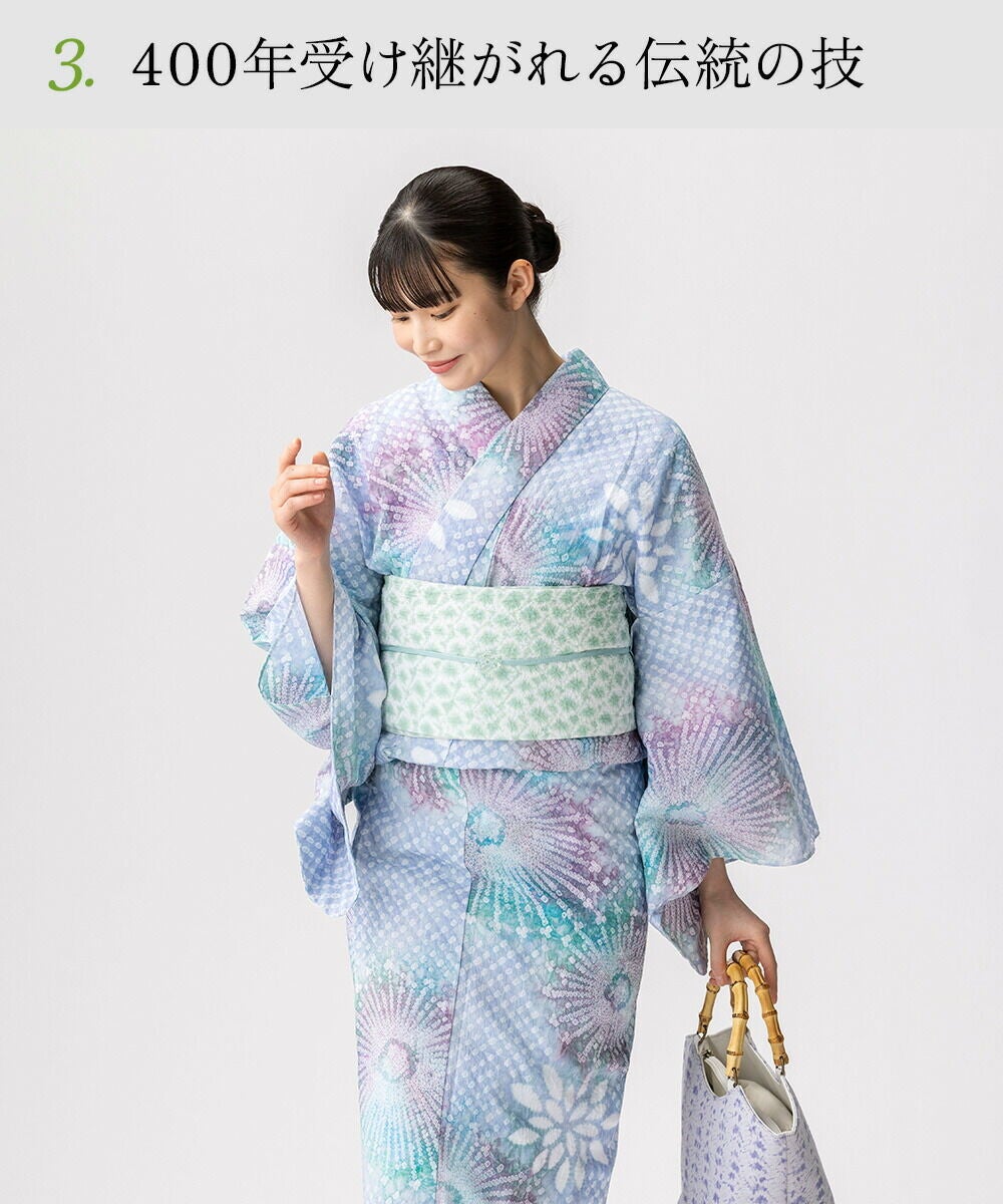 税込77000円均一セール】 SALE 浴衣 有松絞り 花火 ｜送料無料〔単品