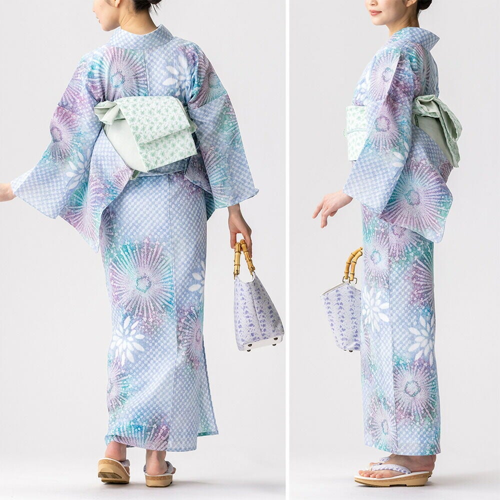 税込77000円均一セール】 SALE 浴衣 有松絞り 花火 ｜送料無料〔単品