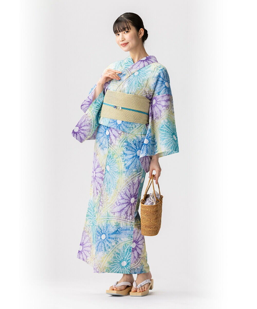 夏物SALE5％オフ＞【フリーサイズ】浴衣 有松絞り 色彩 | 有松絞り浴衣