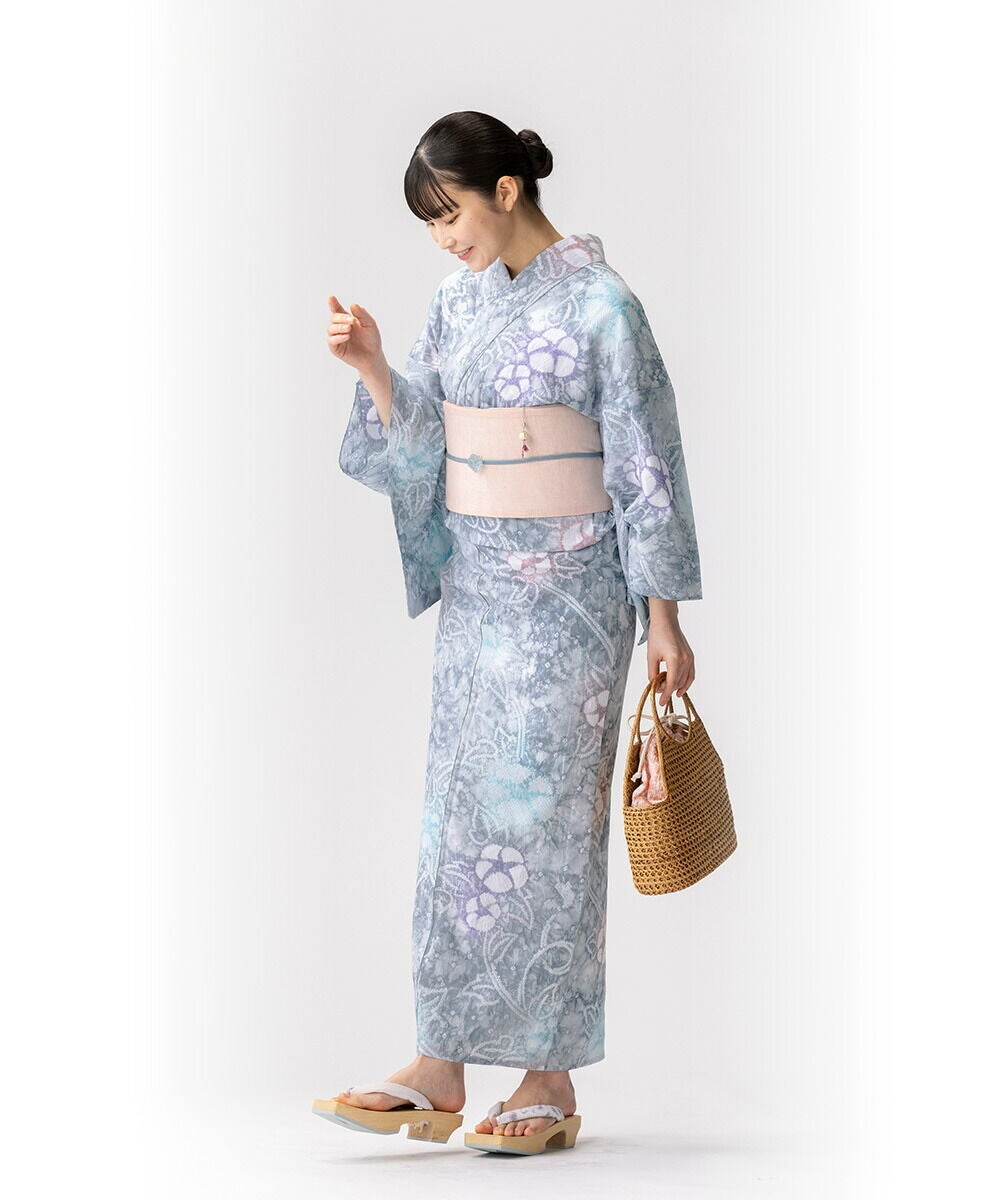 フリーサイズ】浴衣 有松絞り 朝顔 | 有松絞り浴衣 ゆかた屋つゆくさ