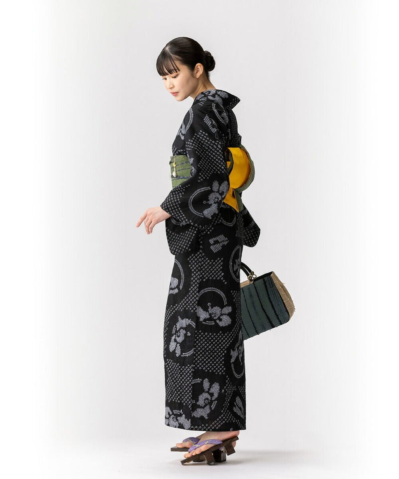 フリーサイズ】浴衣 有松絞り ジェリー | 有松絞り浴衣 ゆかた屋つゆくさ