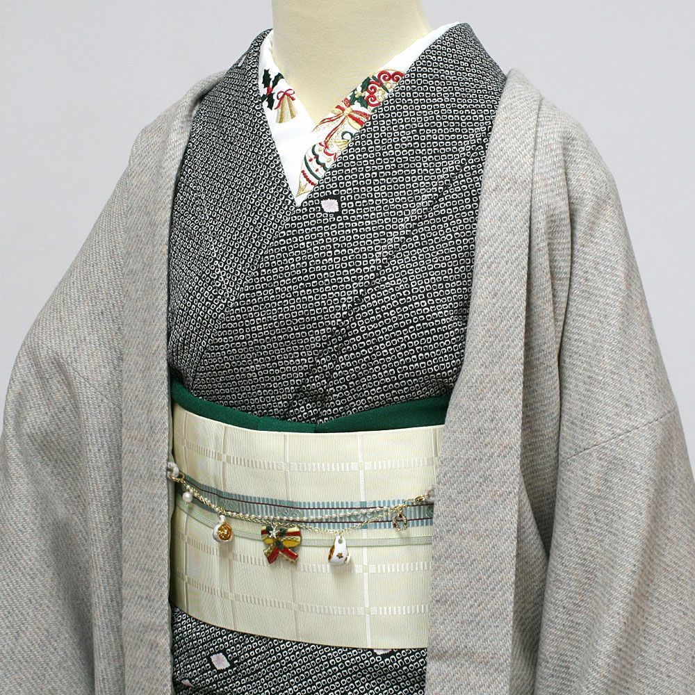 帯留め クリスマス リボン 七宝焼き | 有松絞り浴衣 ゆかた屋つゆくさ