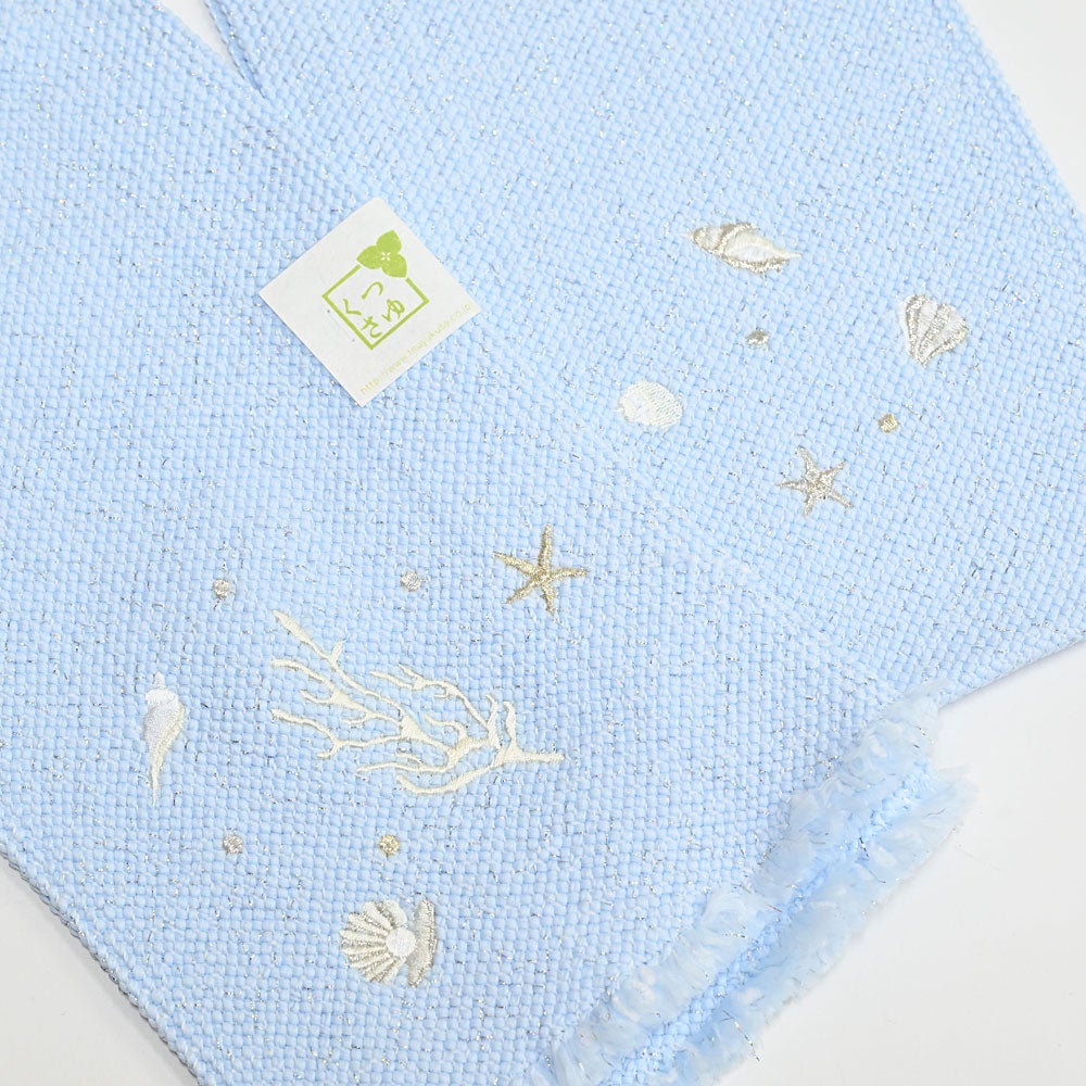 9/30まで夏物SALE20％オフ＞浴衣 帯 組紐 貝がら 刺繍 半幅帯 | 有松