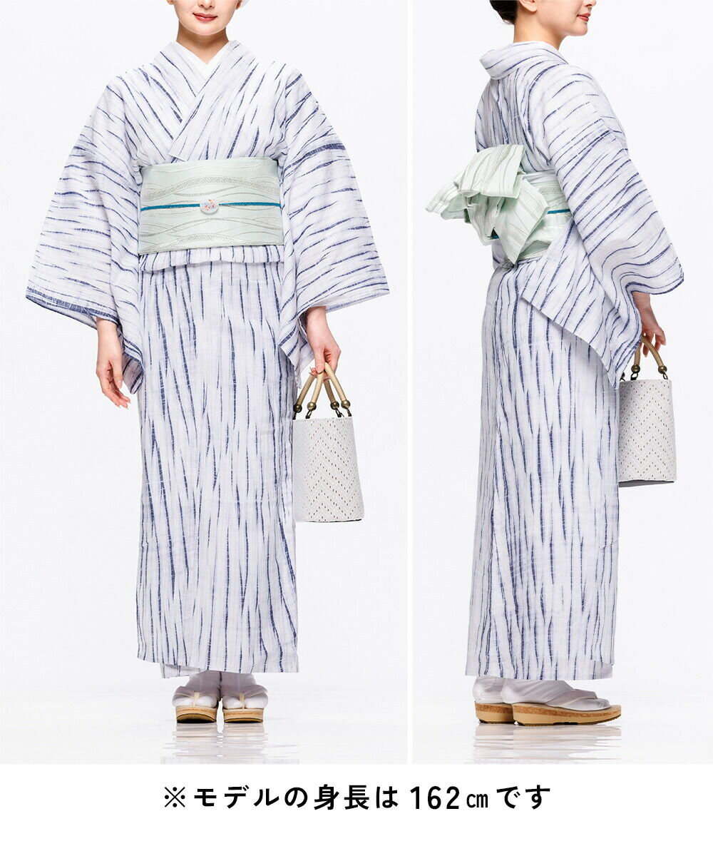 有松鳴海絞り　浴衣　色無し　（223） フリーサイズ】〔伝統的工芸品 有松・鳴海絞〕浴衣 有松絞り 2026 全