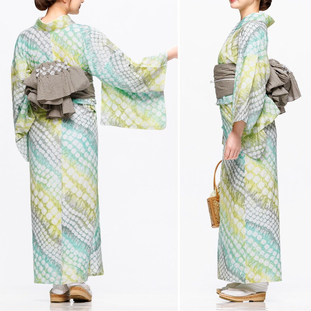 フリーサイズ】〔伝統的工芸品 有松・鳴海絞〕浴衣 有松絞り 2026 全