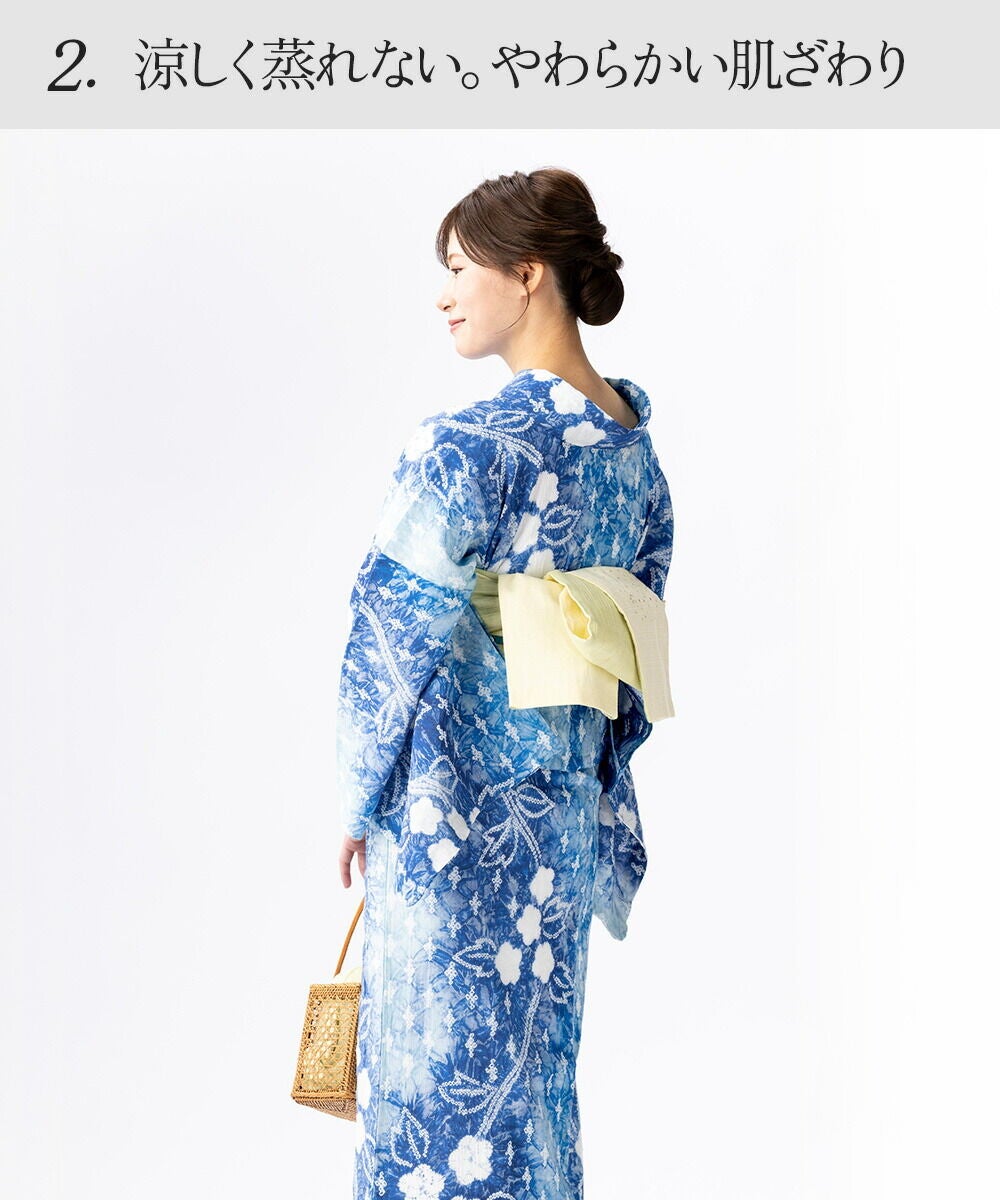 6月上旬入荷予定※【フリーサイズ】浴衣 有松絞り 2026 涼花 | 有松絞り