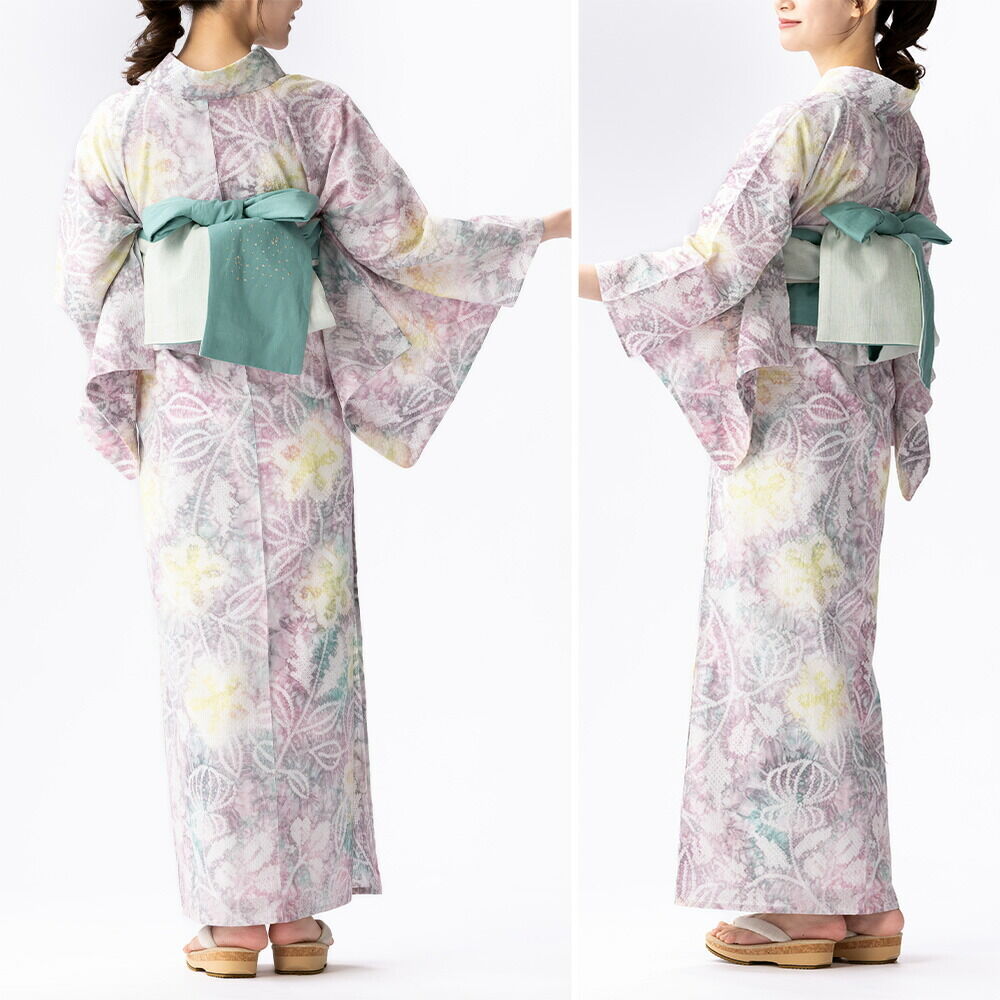 専用　未使用品　和服　綿100% 花模様　有松絞り　浴衣　早い者勝ち フリーサイズ】浴衣 有松絞り 2026 夢花 | 有松絞り浴衣 ゆかた屋つゆくさ