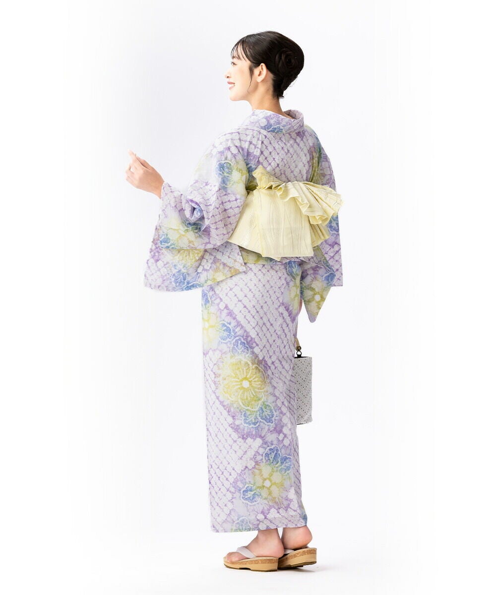 フリーサイズ】浴衣 有松絞り 2026 花あかり | 有松絞り浴衣 ゆかた屋