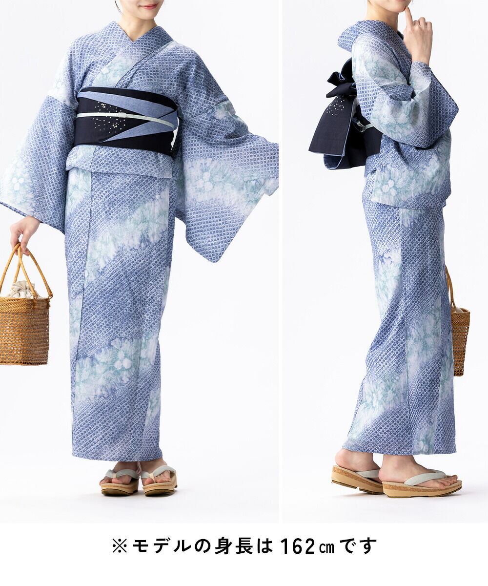 s*a様 浴衣✴︎有松絞り フリーサイズ】浴衣 有松絞り 2026 順風 | 有松絞り浴衣 ゆかた屋つゆくさ