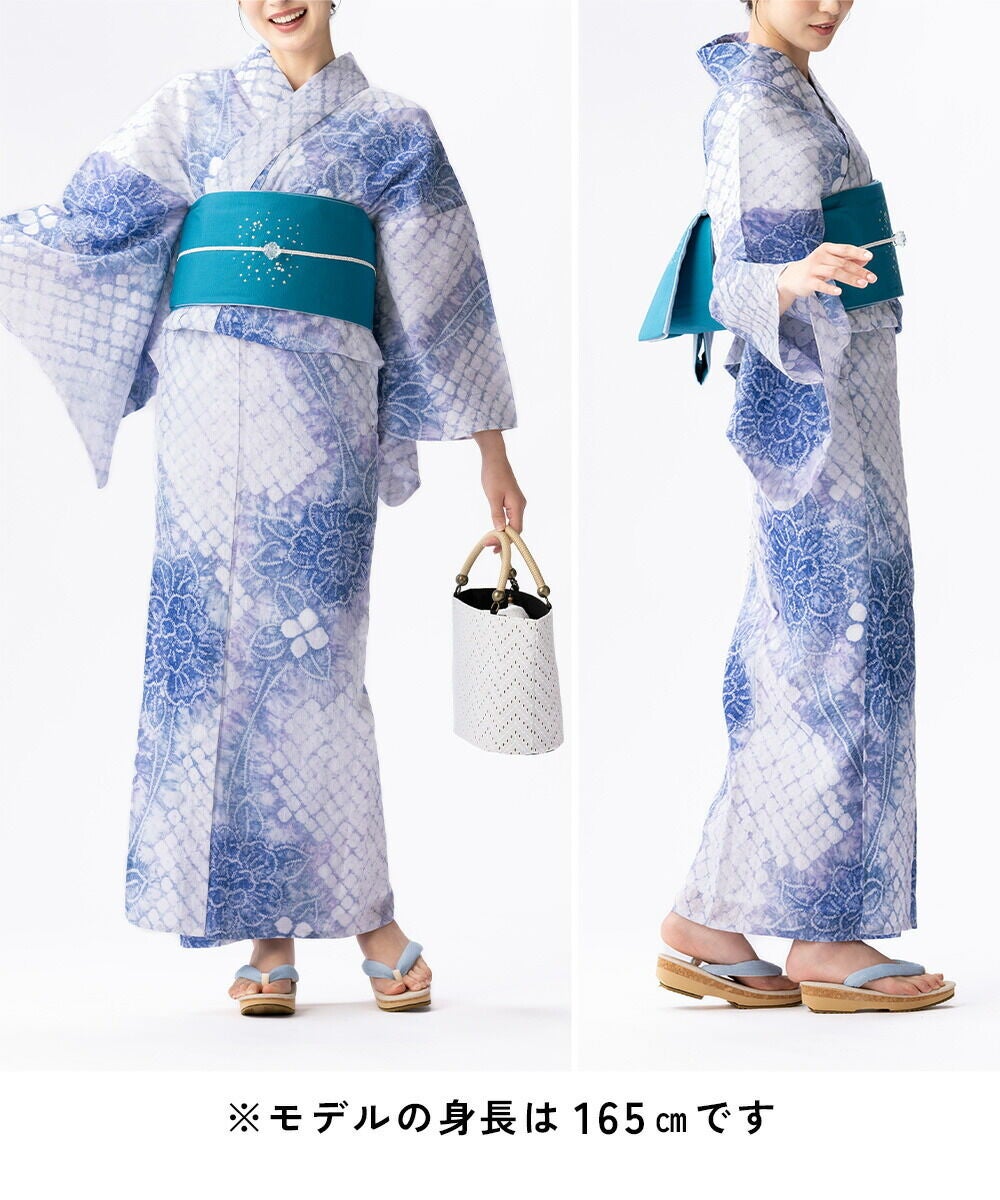雪花絞りミニ巾着プレゼント】【フリーサイズ】浴衣 有松絞り 2026 瑞