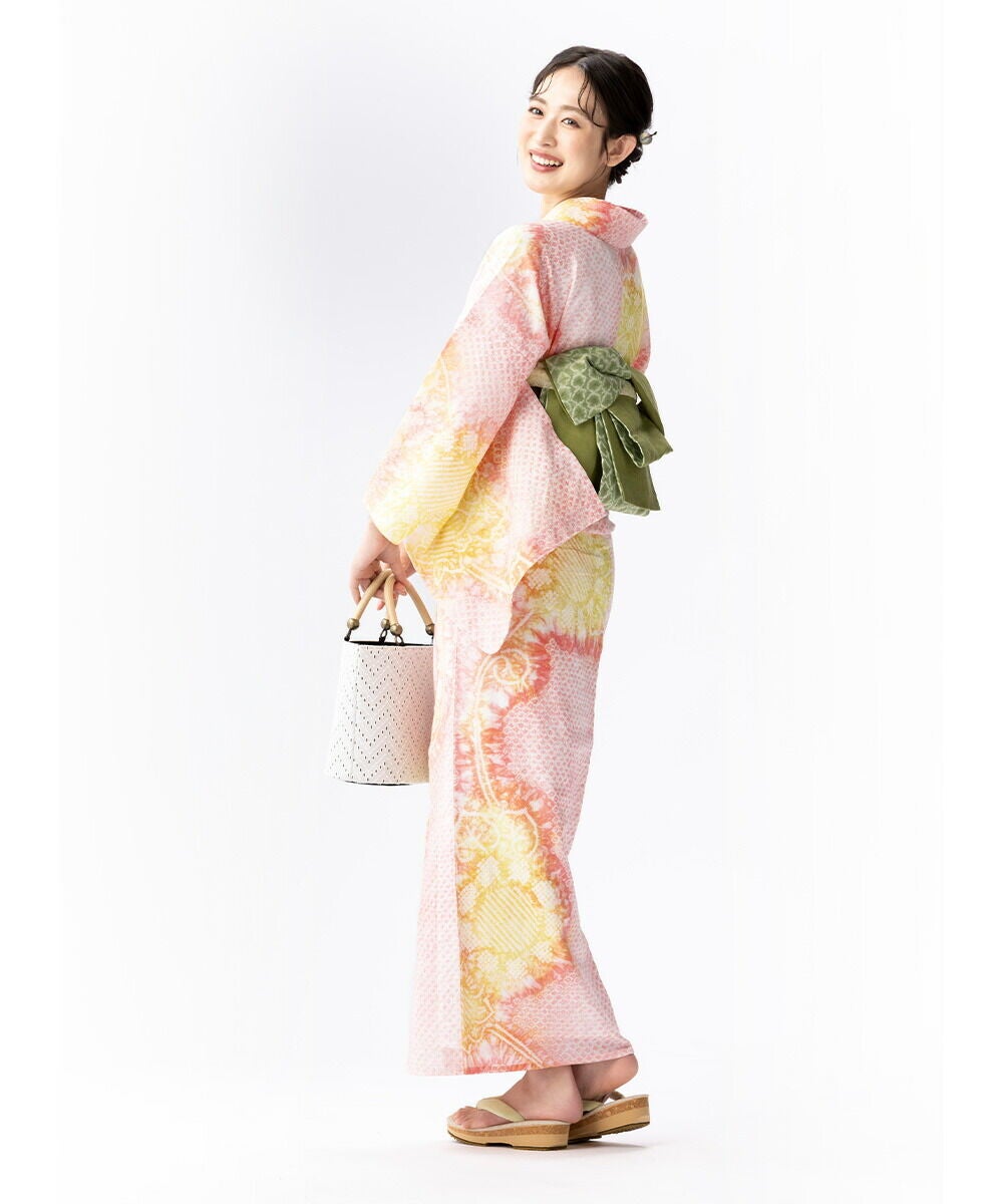 フリーサイズ】浴衣 有松絞り 2026 向日葵 | 有松絞り浴衣 ゆかた屋