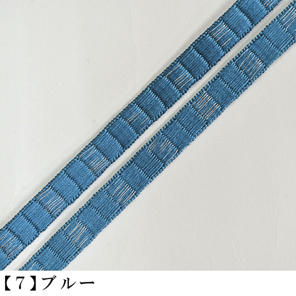 三分紐 正絹 銀糸入り 変わり組 〔メール便対象〕 | 有松絞り浴衣